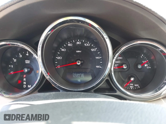 2014 Cadillac CTS Premium with VIN 1G6DD1E35E0179287, listed as a IAAI auction lot 41975243 with 92,851 mi miles and . Bid and sale history available at DreamBid. Image 7.
