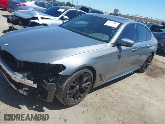 2023 BMW 5 Series 530i with VIN WBA53BH0XPCN25845, listed as a IAAI auction lot 42226987 with 25,717 mi miles and . Bid and sale history available at DreamBid. Image 18.