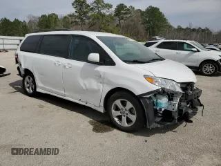 2020 Toyota Sienna LE Auto Access Seat with VIN 5TDKZ3DC0LS087095, listed as a Copart auction lot 48288585 with 81,203 mi miles and Salvage Title. Bid and sale history available at DreamBid. Image 4.