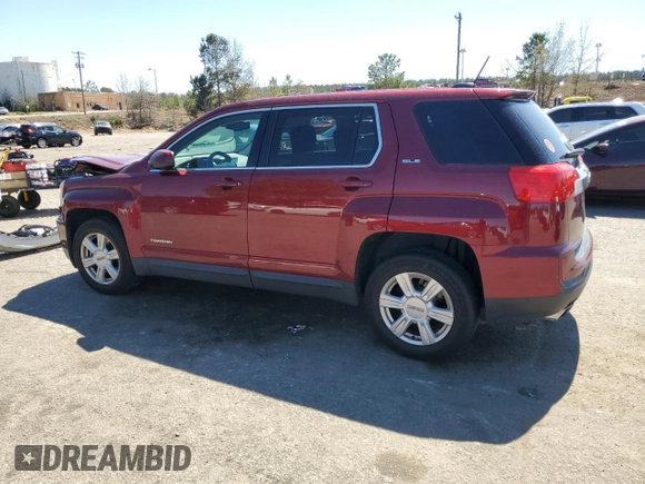 2016 GMC Terrain SLE with VIN 2GKALMEK8G6221946, listed as a Copart auction lot 50097275 with 149,102 mi miles and Salvage Title. Bid and sale history available at DreamBid. Image 2.