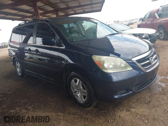 2006 Honda Odyssey EX-L with VIN 5FNRL38666B063025, listed as a IAAI auction lot 41903788 with 145,141 mi miles. Bid and sale history available at carsss.com. Image 1.