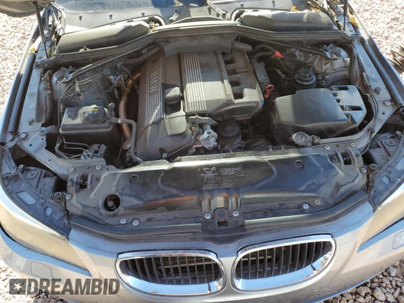 2004 BMW 5 Series 530i with VIN WBANA73564B057328, listed as a Copart auction lot 43020595 with 155,003 mi miles and Salvage Title. Bid and sale history available at DreamBid. Image 12.