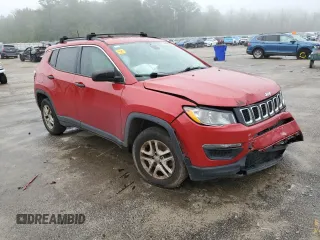 2019 Jeep Compass Sport with VIN 3C4NJCAB3KT676551, listed as a Copart auction lot 58426385 with 205,020 mi miles and Salvage title. Bid and sale history available at DreamBid. Image 4.