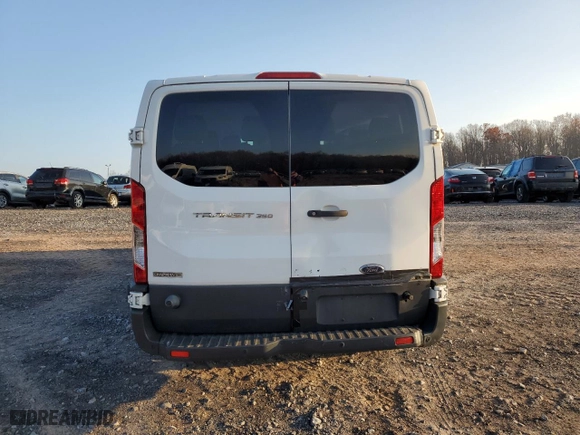 2018 Ford Transit Passenger Wagon XL with VIN 1FBZX2YM8JKA34008, listed as a Copart auction lot 80298654 with 123,367 mi miles and Salvage Title. Bid and sale history available at carsss.com. Image 6.