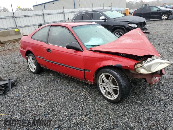 1998 Honda Civic HX with VIN 1HGEJ7122WL027379, listed as a Copart auction lot 79062514 with 178,392 mi miles and Salvage Title. Bid and sale history available at carsss.com. Image 4.