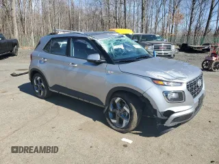 2024 Hyundai Venue SEL with VIN KMHRC8A35RU326349, listed as a Copart auction lot 48687915 with 16,007 mi miles and Salvage Title. Bid and sale history available at DreamBid. Image 4.