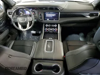 2021 GMC Yukon Denali with VIN 1GKS2DKLXMR272501, listed as a Copart auction lot 44504375 with 59,262 mi miles and Salvage Title. Bid and sale history available at carsss.com. Image 8.