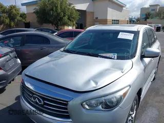 2014 Infiniti QX60 with VIN 5N1AL0MM9EC521244, listed as a IAAI auction lot 41932375 with 97,967 mi miles and . Bid and sale history available at carsss.com. Image 6.