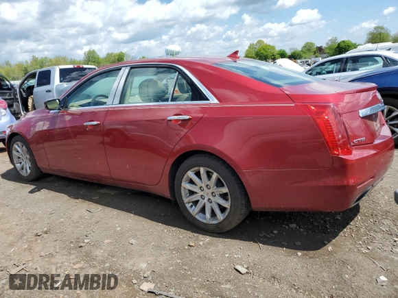 2014 Cadillac CTS Luxury RWD with VIN 1G6AR5SXXE0144084, listed as a Copart auction lot 52644604 with 99,262 mi miles and Salvage Title. Bid and sale history available at carsss.com. Image 2.