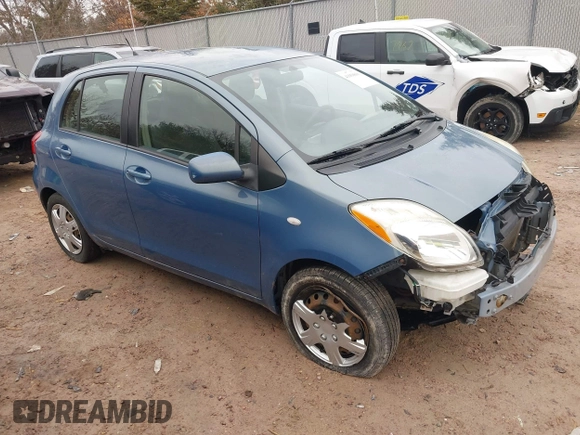 2009 Toyota Yaris with VIN JTDKT903195255240, listed as a IAAI auction lot 41650800 with 168,991 mi miles. Bid and sale history available at carsss.com. Image 1.