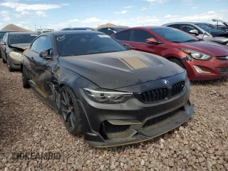 2020 BMW M4 CS with VIN WBS3S7C01LAH85070, listed as a Copart auction lot 66503114 with 24,043 mi miles and Salvage Title. Bid and sale history available at carsss.com. Image 4.