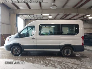 2018 Ford Transit Passenger XL with VIN 1FMZK1CM8JKA27308, listed as a IAAI auction lot 41460974 with 66,278 mi miles and . Bid and sale history available at DreamBid. Image 14.