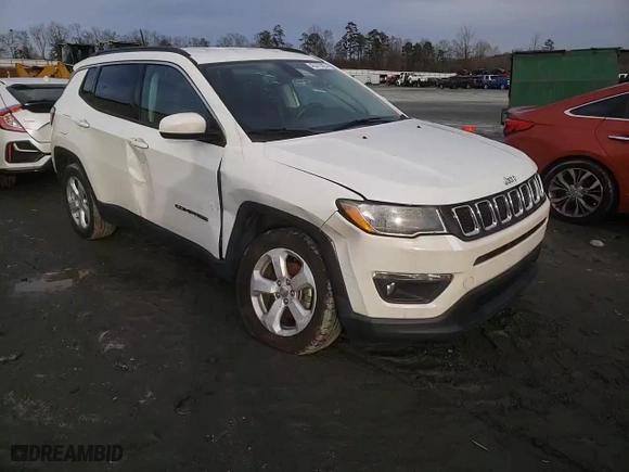 2019 Jeep Compass Latitude with VIN 3C4NJDBB9KT839501, listed as a Copart auction lot 45370225 with 49,090 mi miles and Salvage Title. Bid and sale history available at carsss.com. Image 12.