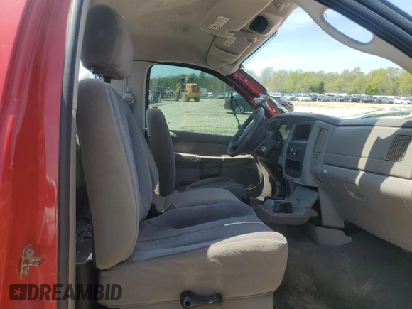 2005 Dodge 1500 SLT with VIN 1D7HU16N35J635897, listed as a Copart auction lot 53856695 with 154,796 mi miles and Salvage Title. Bid and sale history available at DreamBid. Image 10.