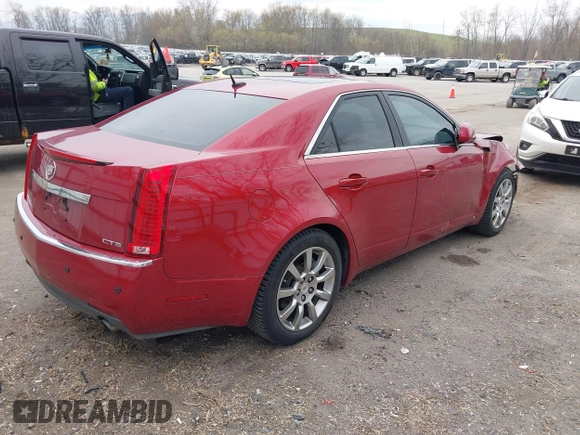 2008 Cadillac CTS RWD w/1SA with VIN 1G6DF577880150615, listed as a IAAI auction lot 42071662 with 115,304 mi miles. Bid and sale history available at carsss.com. Image 4.