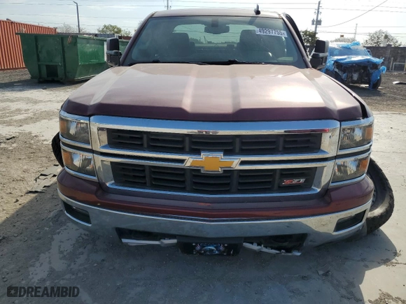 2015 Chevrolet Silverado 1500 LT with VIN 3GCUKREC4FG313561, listed as a Copart auction lot 49297755 with 157,577 mi miles and Salvage Title. Bid and sale history available at carsss.com. Image 5.