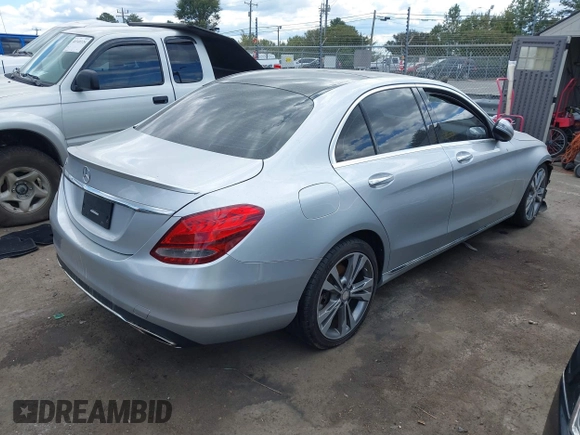 2017 Mercedes-Benz C 300 with VIN WDDWF4JB0HR221658, listed as a IAAI auction lot 40608119 with Not Provided miles and . Bid and sale history available at carsss.com. Image 4.