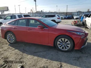 2021 Toyota Mirai XLE with VIN JTDAAAAA2MA003464, listed as a Copart auction lot 72655634 with 23,289 mi miles and Salvage title. Bid and sale history available at DreamBid. Image 4.