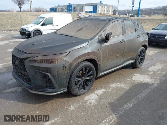 2024 Lexus NX with VIN 2T2KGCEZXRC059679, listed as a IAAI auction lot 41696350 with 5,311 mi miles. Bid and sale history available at carsss.com. Image 2.