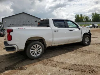 2019 Chevrolet Silverado 1500 Custom with VIN 3GCPYBEH0KG306180, listed as a Copart auction lot 69263924 with 107,279 mi miles and Non Repairable. Bid and sale history available at DreamBid. Image 3.