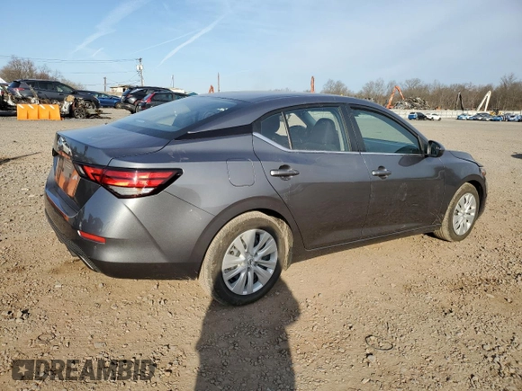 2023 Nissan Sentra S with VIN 3N1AB8BV2PY303256, listed as a Copart auction lot 50832105 with 16,263 mi miles and Salvage Title. Bid and sale history available at DreamBid. Image 3.