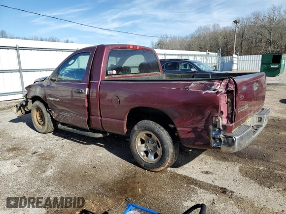 2002 Dodge 1500 with VIN 1D7HA16K52J201779, listed as a Copart auction lot 86694364 with 96,974 mi miles and Salvage Title. Bid and sale history available at DreamBid. Image 2.