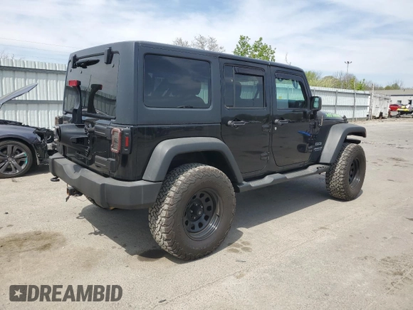 2016 Jeep Wrangler Unlimited Sport with VIN 1C4BJWDG9GL222111, listed as a Copart auction lot 54322995 with 129,612 mi miles and Clean Title. Bid and sale history available at DreamBid. Image 3.