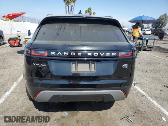 2019 Land Rover Range Rover Velar S with VIN SALYB2EN3KA202172, listed as a Copart auction lot 66413534 with 0 mi miles and Salvage Title. Bid and sale history available at carsss.com. Image 6.