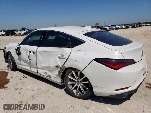 2023 Acura Integra with VIN 19UDE4H29PA008961, listed as a Copart auction lot 52236715 with 31,518 mi miles and Salvage title. Bid and sale history available at DreamBid. Image 2.