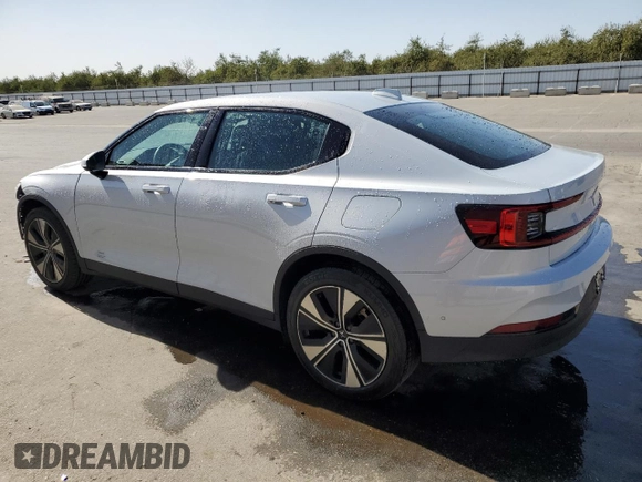 2023 Polestar 2 with VIN YSMEG3KA0PL146789, listed as a Copart auction lot 78256274 with 41,038 mi miles and Salvage Title. Bid and sale history available at carsss.com. Image 2.
