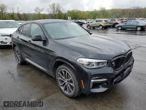2020 BMW X4 M40i with VIN 5UX2V5C09L9B33814, listed as a Copart auction lot 49206023 with 25,250 mi miles. Bid and sale history available at carsss.com. Image 4.