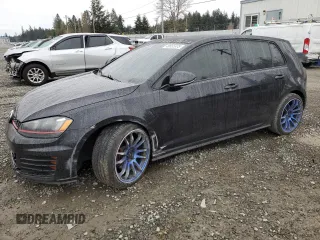 2016 Volkswagen Golf GTI S with VIN 3VW5T7AU9GM006889, listed as a Copart auction lot 49655875 with 127,410 mi miles and Salvage Title. Bid and sale history available at carsss.com. Image 1.