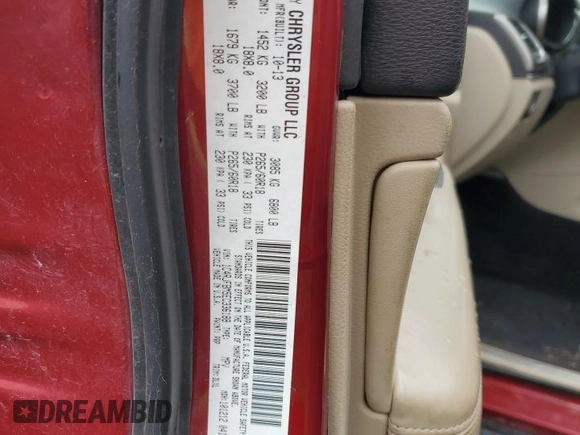2014 Jeep Grand Cherokee Limited with VIN 1C4RJFBM5EC336188, listed as a Copart auction lot 57676055 with 140,103 mi miles and Salvage title. Bid and sale history available at DreamBid. Image 13.