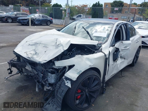 2014 Infiniti Q50 Sport with VIN JN1BV7AP5EM677112, listed as a IAAI auction lot 42108372 with 151,525 mi miles and . Bid and sale history available at DreamBid. Image 16.