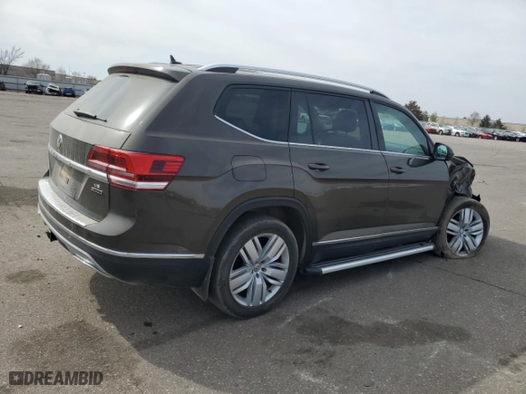 2019 Volkswagen Atlas 3.6L V6 SEL with VIN 1V2MR2CA9KC545671, listed as a Copart auction lot 49139565 with 55,700 mi miles and Salvage Title. Bid and sale history available at carsss.com. Image 3.