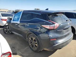 2016 Nissan Murano S with VIN 5N1AZ2MGXGN143320, listed as a Copart auction lot 45776915 with 124,587 mi miles and Salvage Title. Bid and sale history available at carsss.com. Image 2.