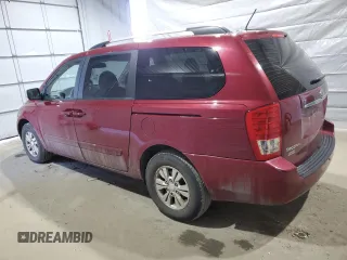 2012 Kia Sedona LX with VIN KNDMG4C78C6503600, listed as a Copart auction lot 49525555 with 241,476 mi miles and Clean Title. Bid and sale history available at carsss.com. Image 2.