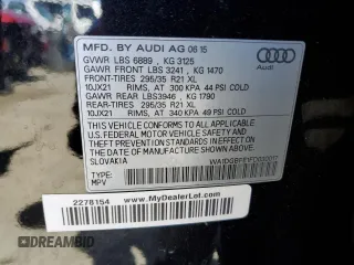 2015 Audi Q7 3.0T S line Prestige with VIN WA1DGBFE1FD030017, listed as a Copart auction lot 53651124 with 120,809 mi miles. Bid and sale history available at carsss.com. Image 13.