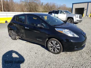 2015 Nissan LEAF SV with VIN 1N4AZ0CP5FC321046, listed as a Copart auction lot 72875012 with 56,265 mi miles. Bid and sale history available at carsss.com. Image 4.