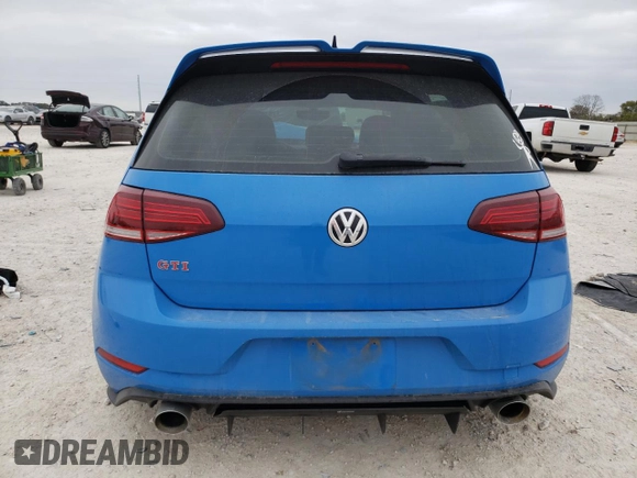 2021 Volkswagen Golf GTI S with VIN 3VW6T7AUXMM007176, listed as a Copart auction lot 78193703 with 20,073 mi miles. Bid and sale history available at carsss.com. Image 6.