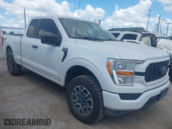 2022 Ford F-150 XL with VIN 1FTEX1EP8NKE11235, listed as a IAAI auction lot 42524567 with 86,647 mi miles and . Bid and sale history available at DreamBid. Image 1.
