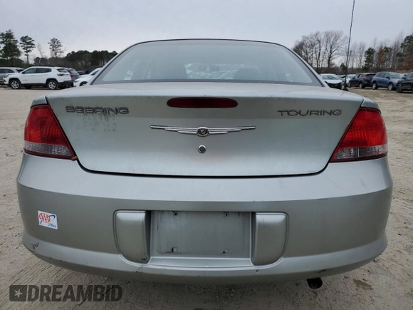 2005 Chrysler Sebring Touring with VIN 1C3EL56R65N622875, listed as a Copart auction lot 41387775 with 61,253 mi miles and Salvage title. Bid and sale history available at DreamBid. Image 6.