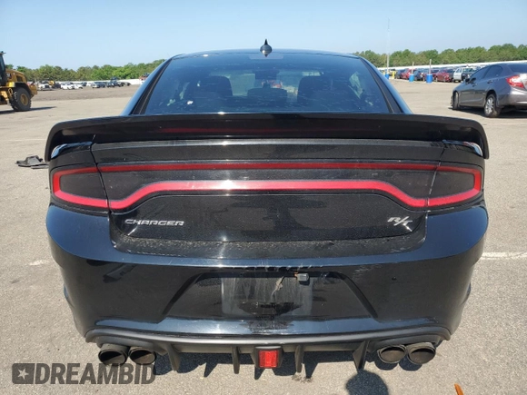 2016 Dodge Charger R/T with VIN 2C3CDXCT1GH204252, listed as a Copart auction lot 61090155 with 153,395 mi miles and Salvage title. Bid and sale history available at DreamBid. Image 6.