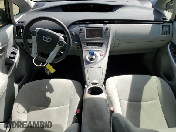 2013 Toyota Prius One with VIN JTDKN3DU4D1619824, listed as a Copart auction lot 53987045 with 147,628 mi miles and Salvage Title. Bid and sale history available at DreamBid. Image 8.