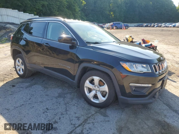 2019 Jeep Compass Latitude z VIN 3C4NJDBB5KT776588, wystawiony jako Copart lot #63143405 z przebiegiem 55 359 mil mil oraz Szkoda całkowita • Salvage title. Historia ofert i sprzedaży dostępna na DreamBid. Obrazek 4.