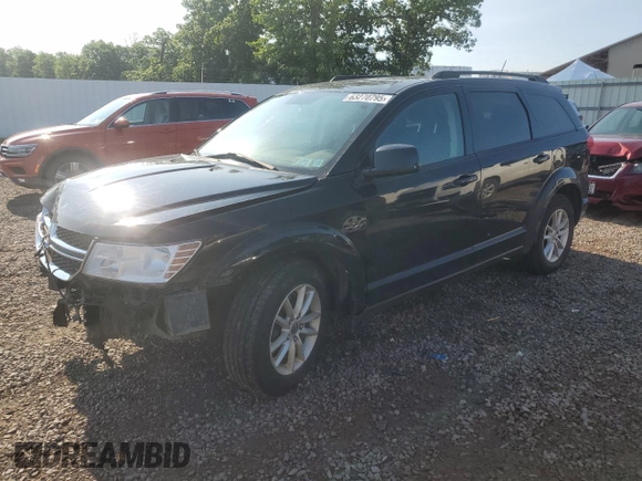 2017 Dodge Journey SXT with VIN 3C4PDDBG8HT525147, listed as a Copart auction lot 63270795 with 169,369 mi miles and Salvage title. Bid and sale history available at DreamBid. Image 1.