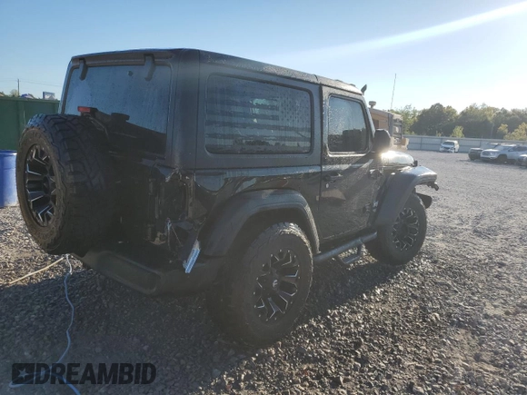 2018 Jeep Wrangler Sport with VIN 1C4GJXAG0JW146865, listed as a Copart auction lot 75021554 with 66,548 mi miles and Salvage Title. Bid and sale history available at carsss.com. Image 3.