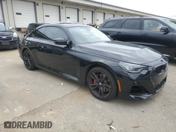2024 BMW 2 Series M240i xDrive with VIN 3MW53CM00R8E36081, listed as a Copart auction lot 66121934 with 5,201 mi miles and Salvage Title. Bid and sale history available at carsss.com. Image 4.