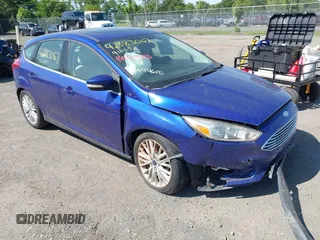 2015 Ford Focus Titanium with VIN 1FADP3N25FL291844, listed as a IAAI auction lot 42383067 with 82,545 mi miles and . Bid and sale history available at DreamBid. Image 1.