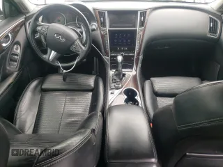 2015 Infiniti Q50 Premium with VIN JN1BV7APXFM343157, listed as a Copart auction lot 56876025 with 109,054 mi miles and Salvage title. Bid and sale history available at DreamBid. Image 8.